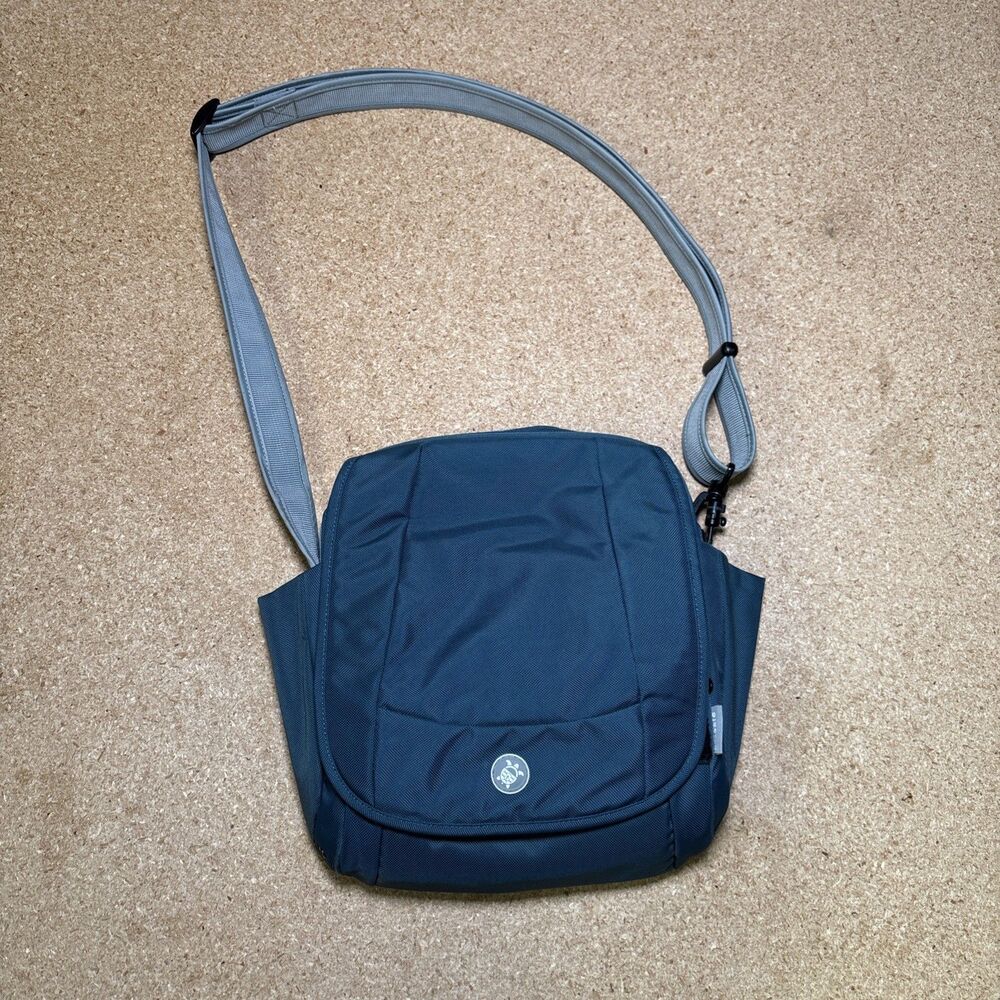 PacSafe Metrosafe 200 Blue Nylon Canvas Anti Theft Crossbody Bag Travel